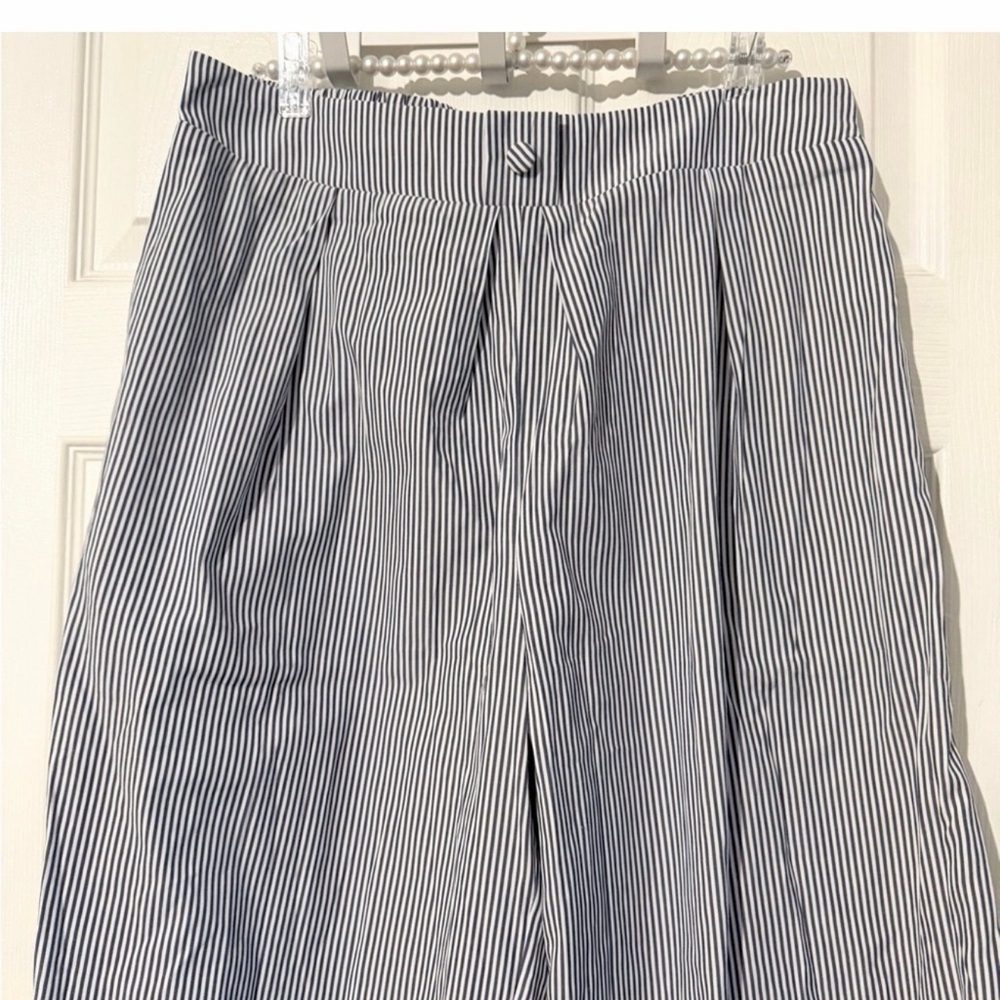 Commense Striped Long Cami Top and Wide-Leg Pants Set - Picture 12 of 15